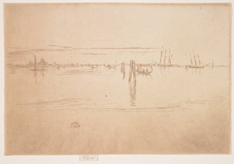 Long Lagoon from The Second Venice Set — James Abbott McNeill Whistler