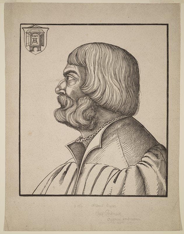 Portrait of Albrecht Dürer — Erhard Schön