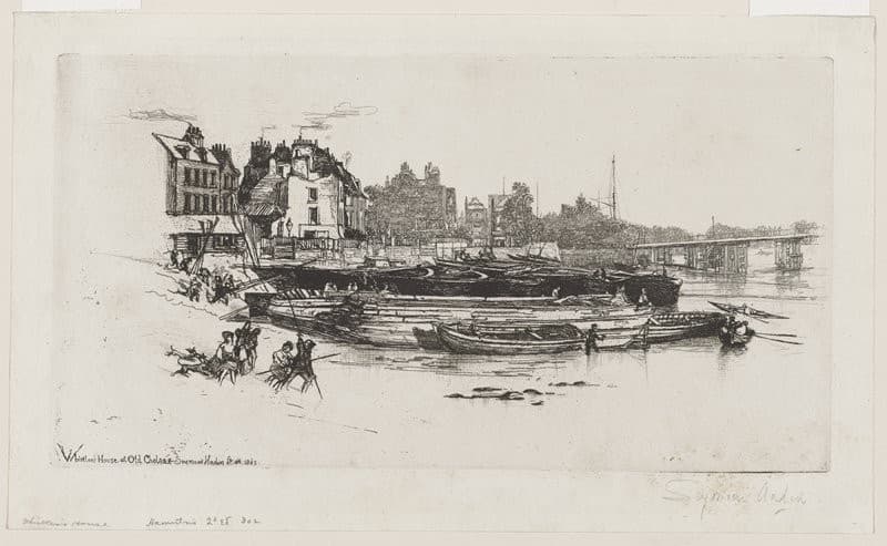Whistler's House, Old Chelsea — Francis Seymour Haden
