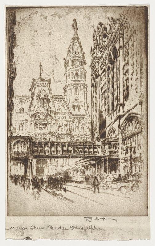 Pennsylvania Railroad Station, Philadelphia — Joseph Pennell