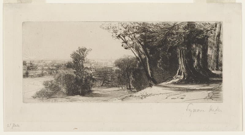 Early Morning, Richmond — Francis Seymour Haden