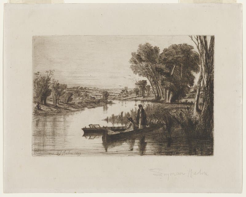 Thames Fishermen — Francis Seymour Haden