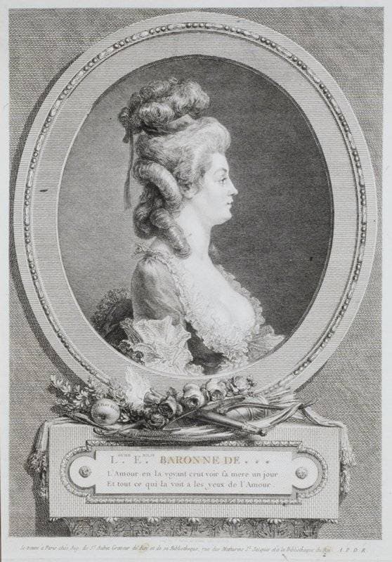 Louise Emilie: Baronne d’Andlau — Augustin de Saint-Aubin