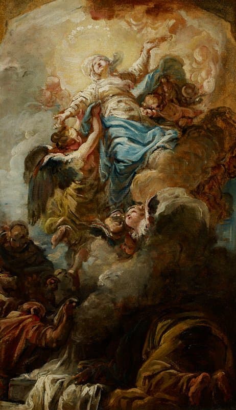 Study for the Assumption of the Virgin — Jean-Baptiste Deshays