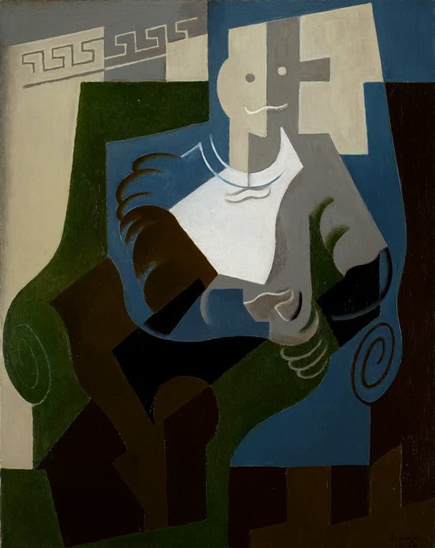 Seated Harlequin — Juan Gris