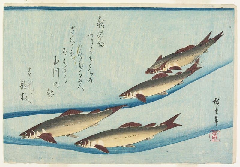 Trout — Andō Hiroshige