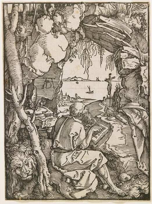 Saint Jerome in a Grotto — Albrecht Dürer