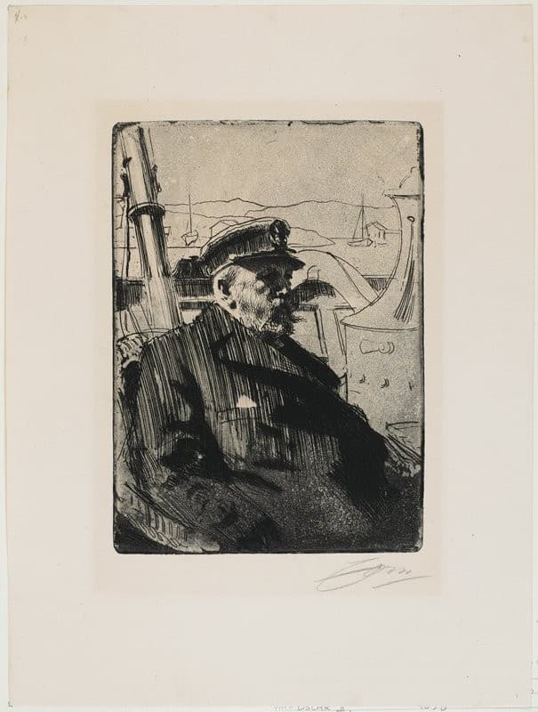 King Oscar II (Second plate) — Anders Zorn