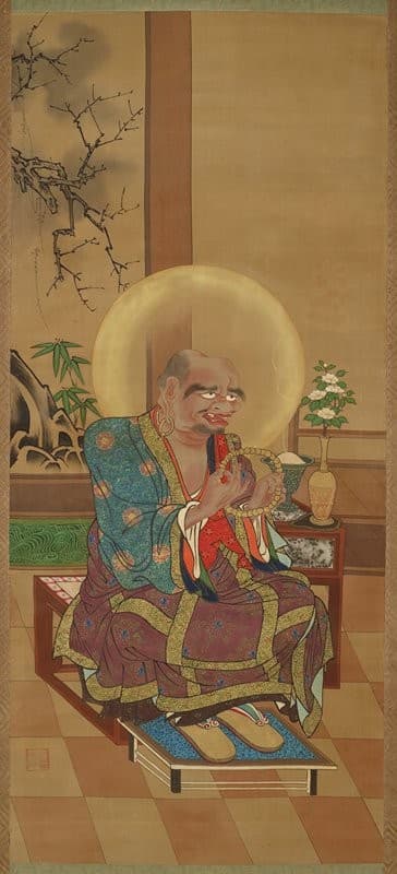Badara (Bhadra), the Sixth of the Sixteen Arhats — Kano Kazunobu