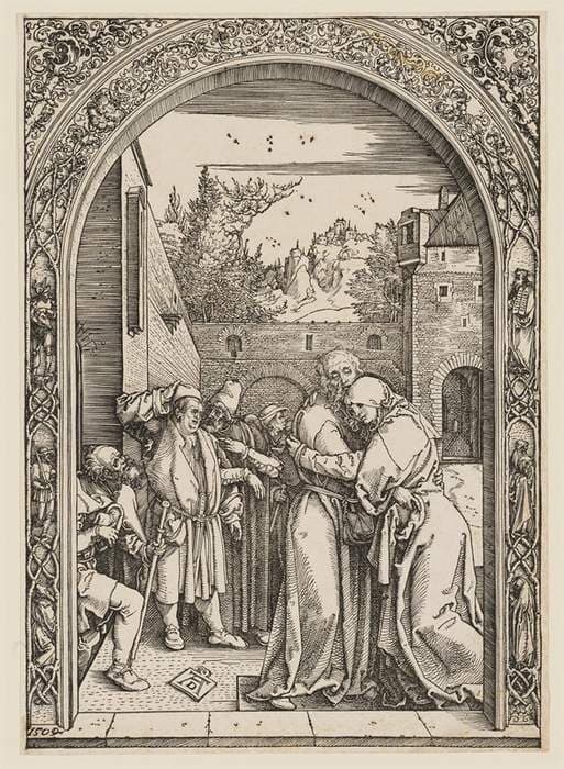 Ann and Joachim Under the Golden Gate — Albrecht Dürer