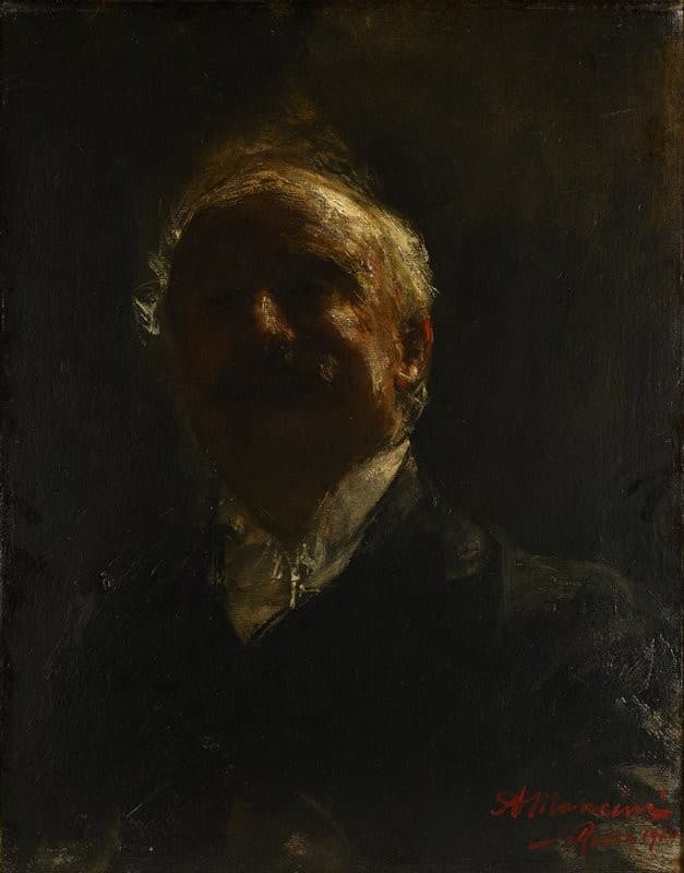 Self-Portrait — Antonio Mancini