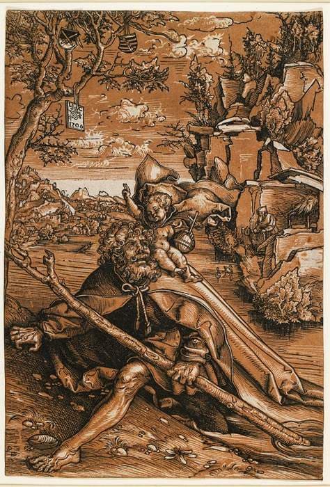 Saint Christopher — Lucas Cranach the Elder