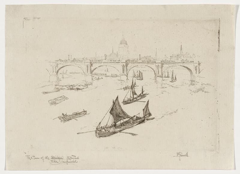 Waterloo Bridge — Joseph Pennell