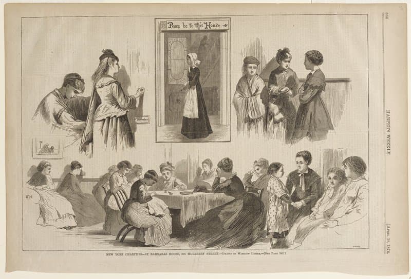 New York Charities - St. Barnabas House, 304 Mulberry Street — Winslow Homer