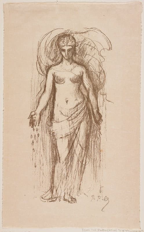 Study of a Woman — Pierre Puvis de Chavannes