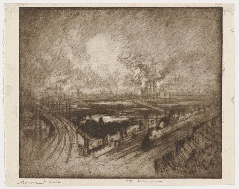 Rail Scape — Joseph Pennell