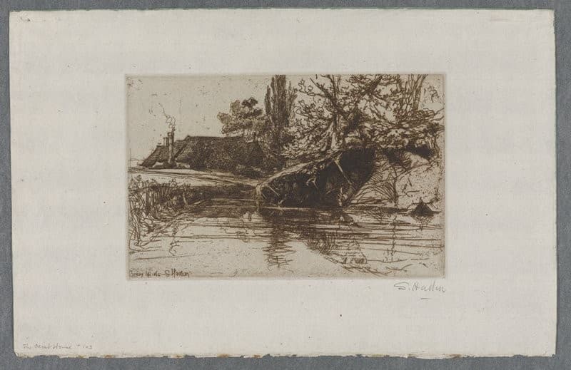 The Moat House — Francis Seymour Haden