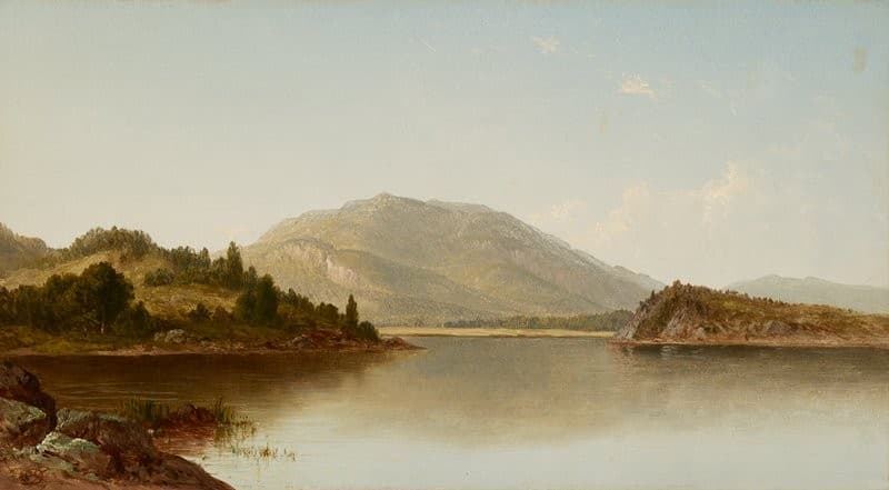 Bear Mountain and Iona Island on the Hudson River — David Johnson