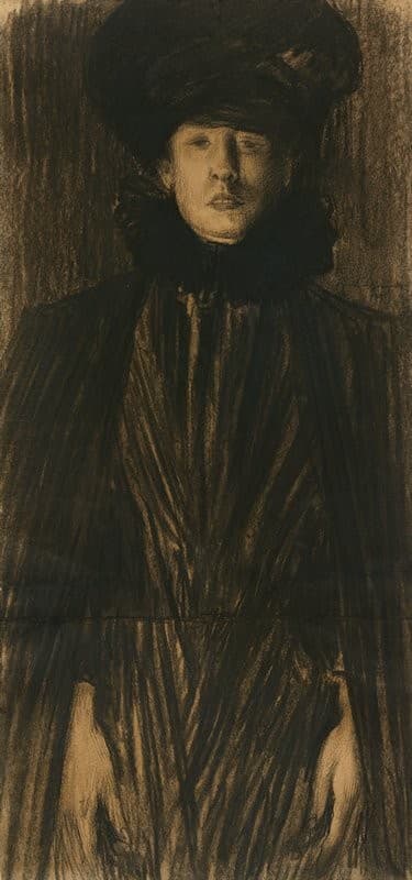 Portrait of a Woman — Norbert Goeneutte
