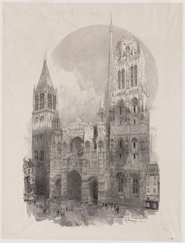Rouen Cathedral — Auguste Lepère