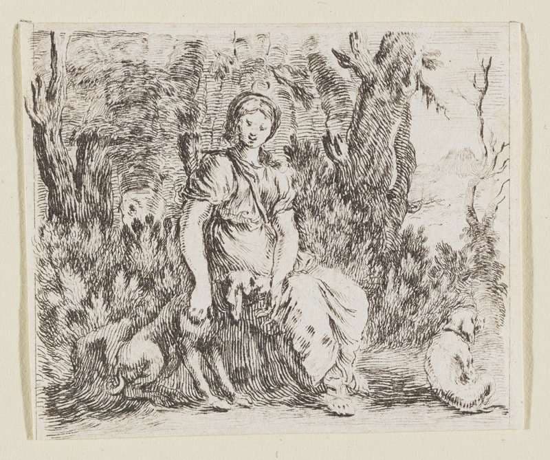 Diane, Fille de jupiter et de Latone . . . — Stefano Della Bella