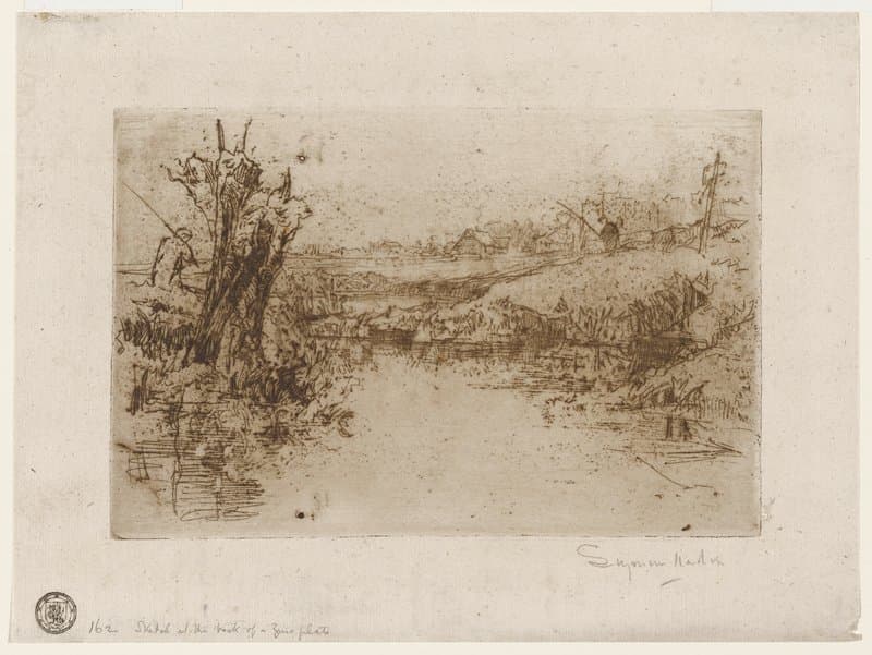 Sketch at the Back of a Zinc Plate — Francis Seymour Haden
