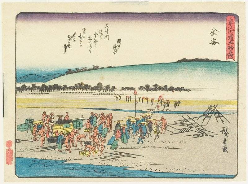 Kanaya — Andō Hiroshige