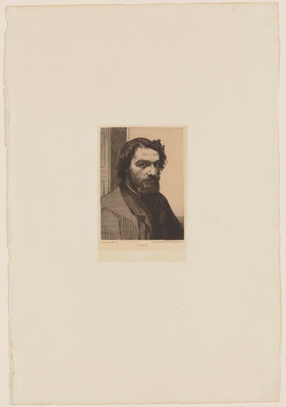 Portrait of Alphonse Legros — Félix Bracquemond