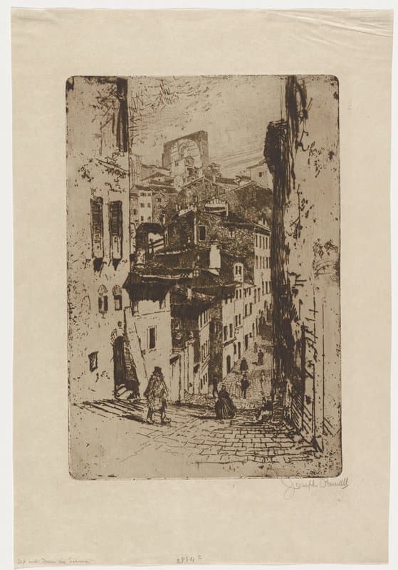 Up and Down in Siena — Joseph Pennell