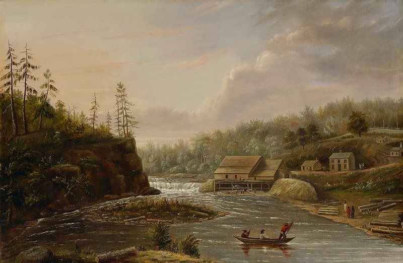 Cheever's Mill on the St. Croix River — Henry Lewis