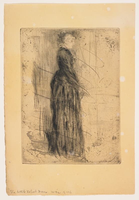 The Little Velvet Dress — James Abbott McNeill Whistler