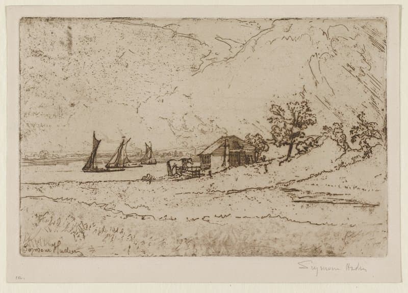 The Boat-House — Francis Seymour Haden