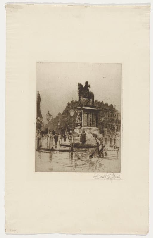 Statue of Charles I — Joseph Pennell