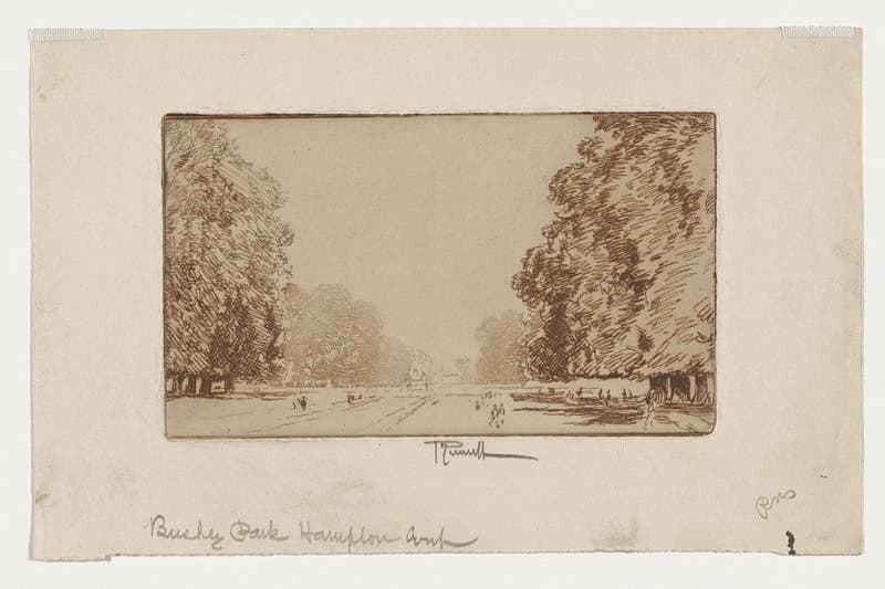 Bushey Park, Hampton Court — Joseph Pennell