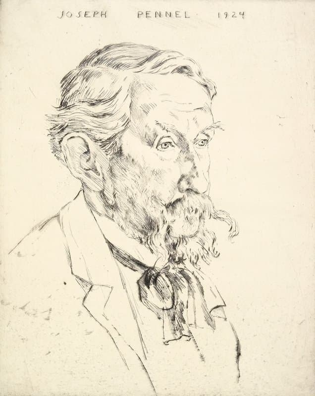 Portrait of Joseph Pennell — Emil Orlík