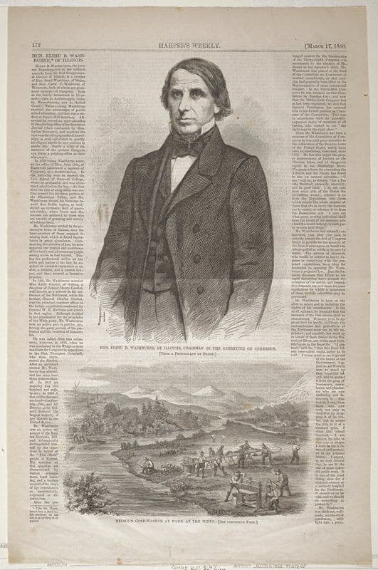 Hon. Elihu B. Washburne of Illinois — Winslow Homer