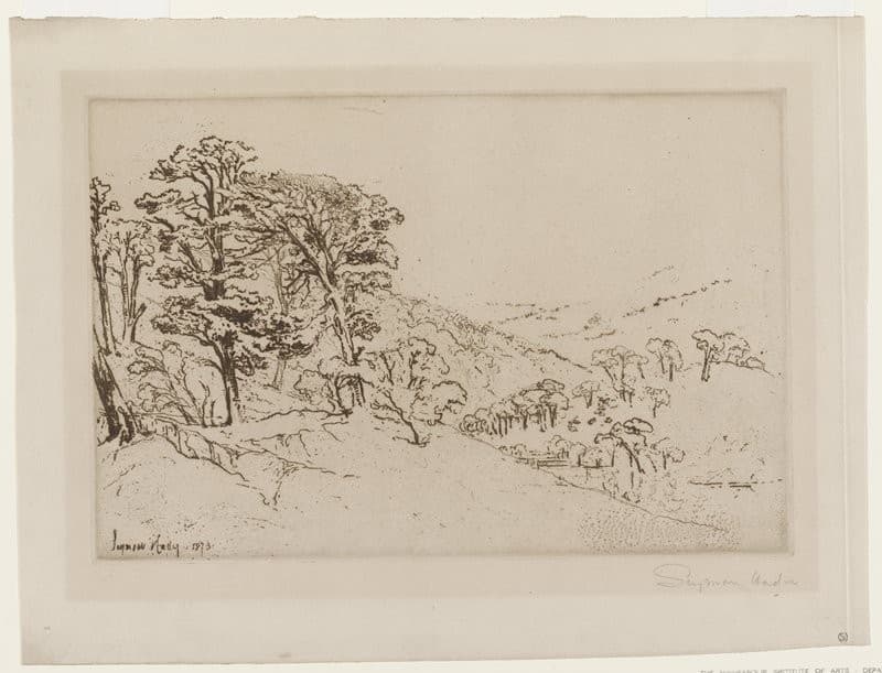 Scotch Firs, Inveroran — Francis Seymour Haden