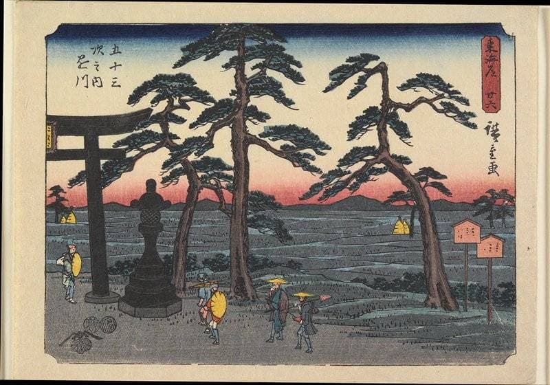 Shinagawa — Andō Hiroshige