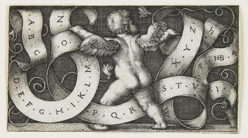 The Genius with the Alphabet — Sebald Beham