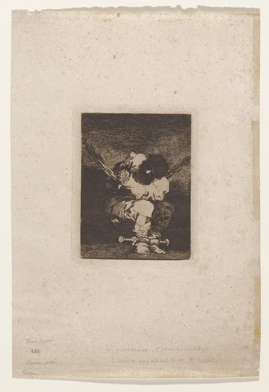 L' Homme Garottè — Francisco Goya