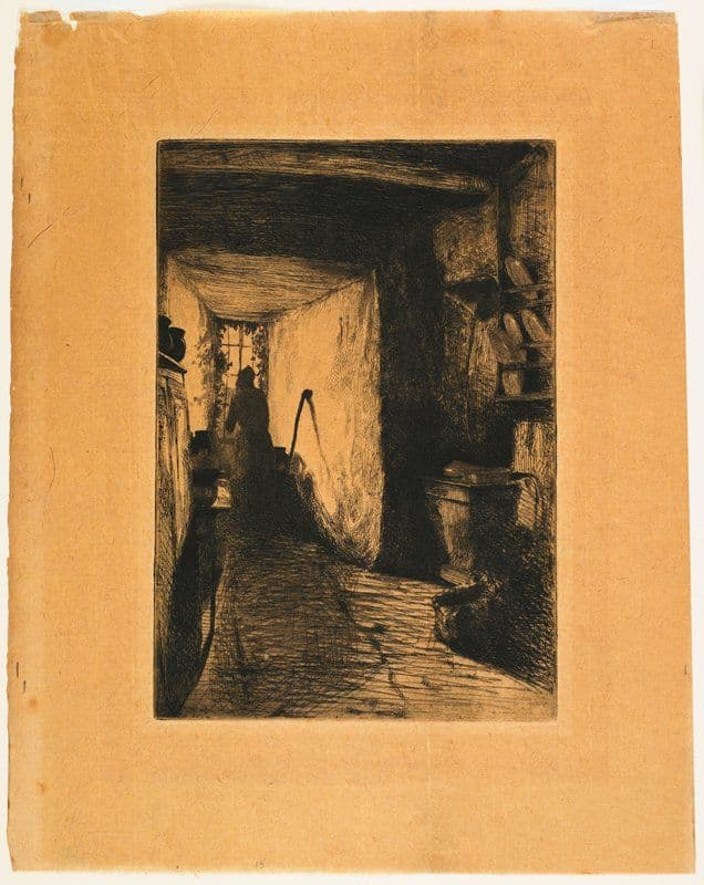 The Kitchen, from The French Set — James Abbott McNeill Whistler