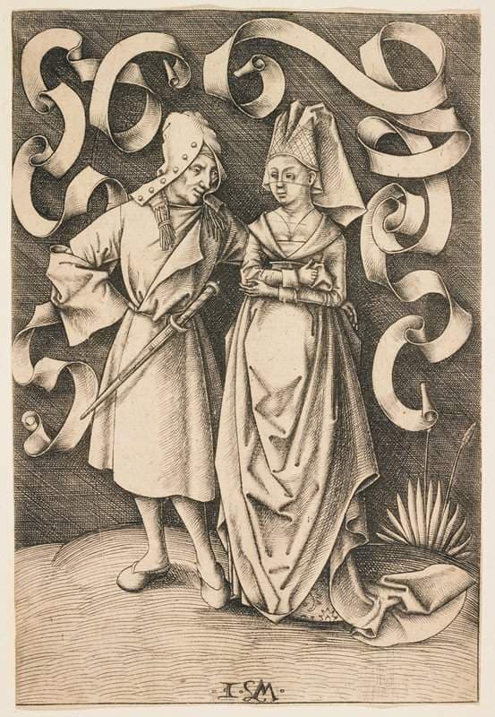 The Dissimilar Couple — Israhel van Meckenem