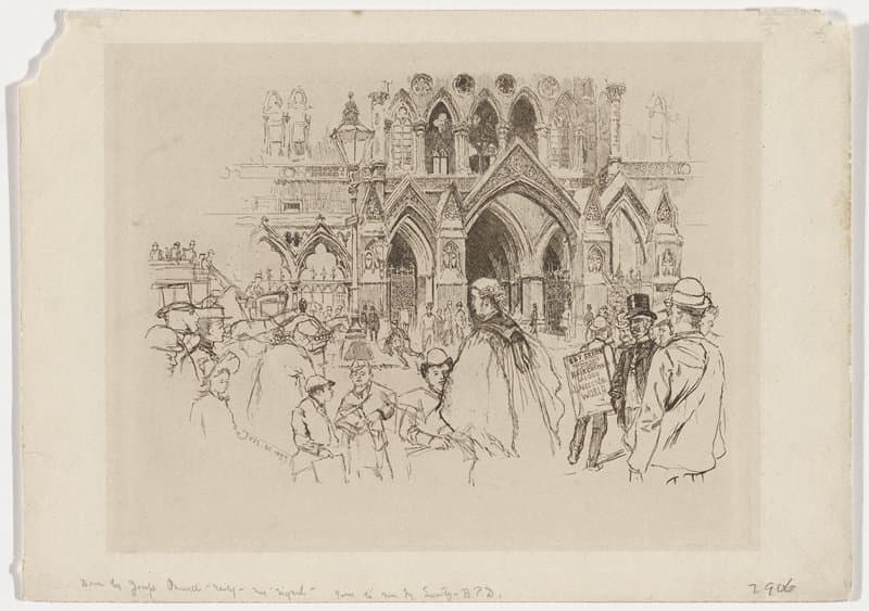 Untitled (London Street Scene) — Joseph Pennell
