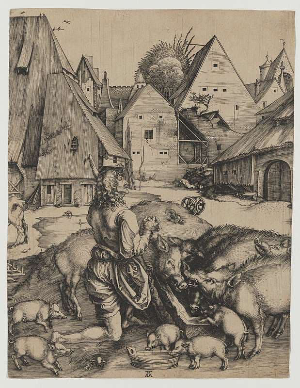 The Prodigal Son — Albrecht Dürer