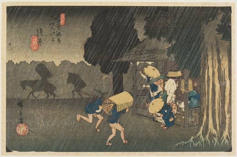 No. 40, Suhara — Andō Hiroshige