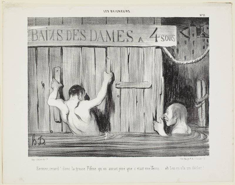Look at that huge Fifine trying to be a Venus! — Honoré Daumier