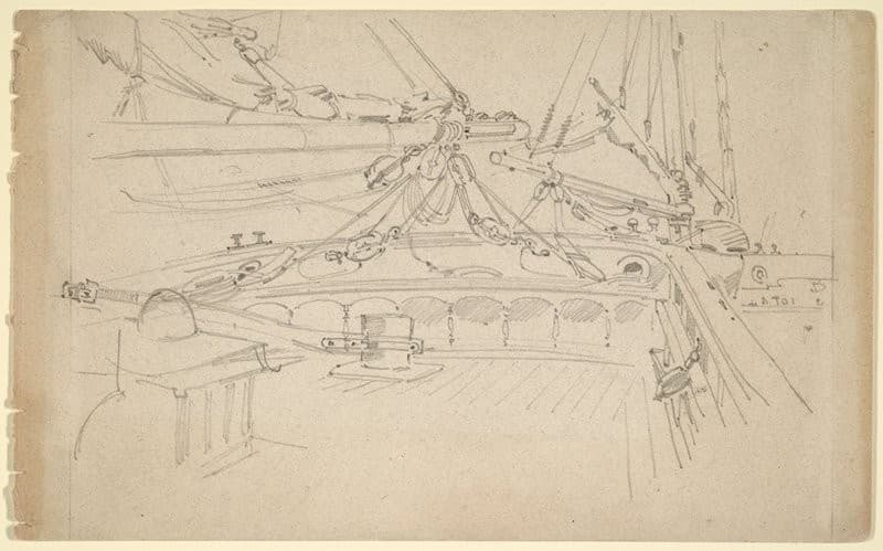 Ship's Deck — Auguste Lepère