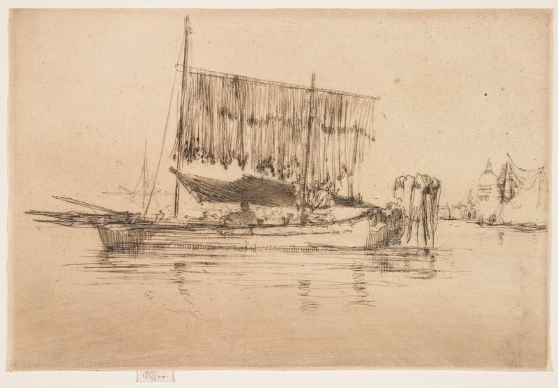 Fishing-Boat from The Second Venice Set — James Abbott McNeill Whistler