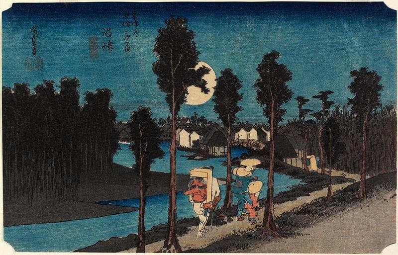 Numazu: Twilight Picture — Andō Hiroshige