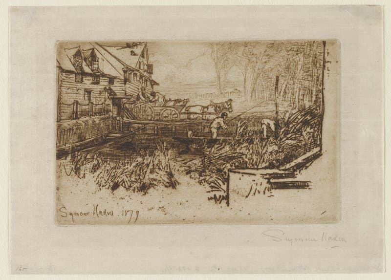 Dusty Millers — Francis Seymour Haden